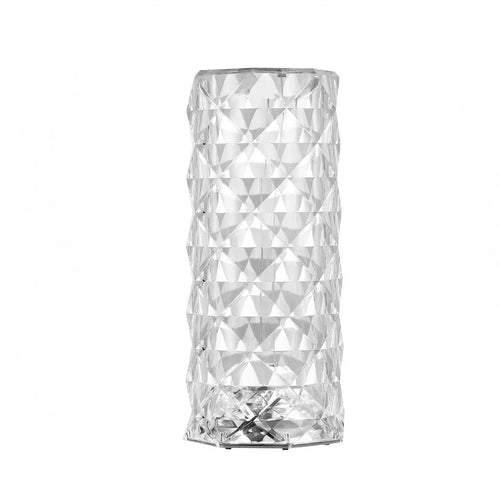 Globe Electric Crystal Lamp: Touch Sensor, LED Bulb, Multicolored, Battery Powered, Novelty Table Light, 8.5" Height